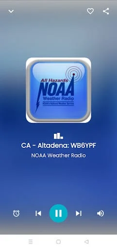 NOAA Weather radio Screenshot 3