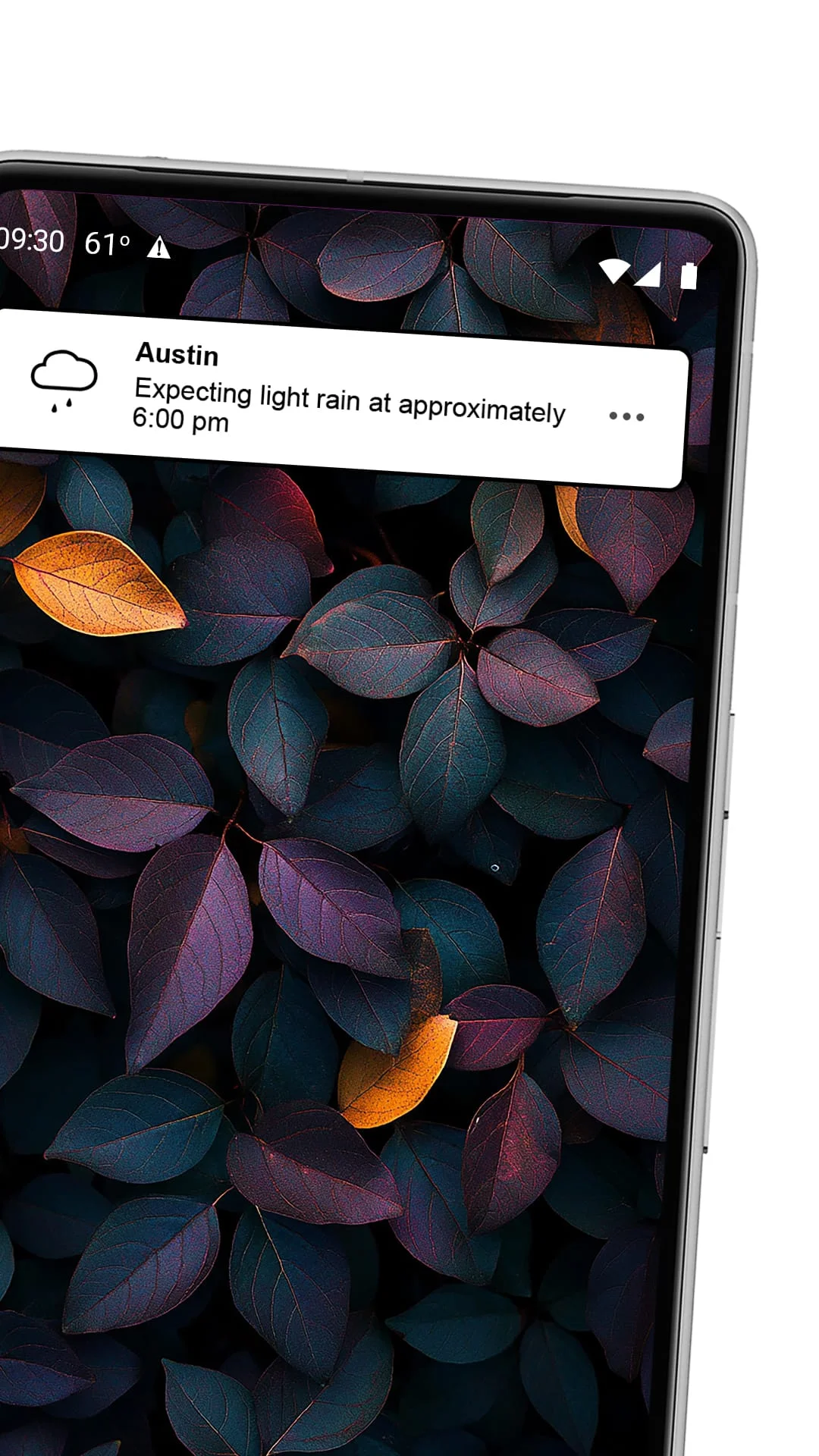 Transparent clock and weather Screenshot 3