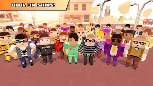 Blocky Car Racer - racing game Screenshot 4