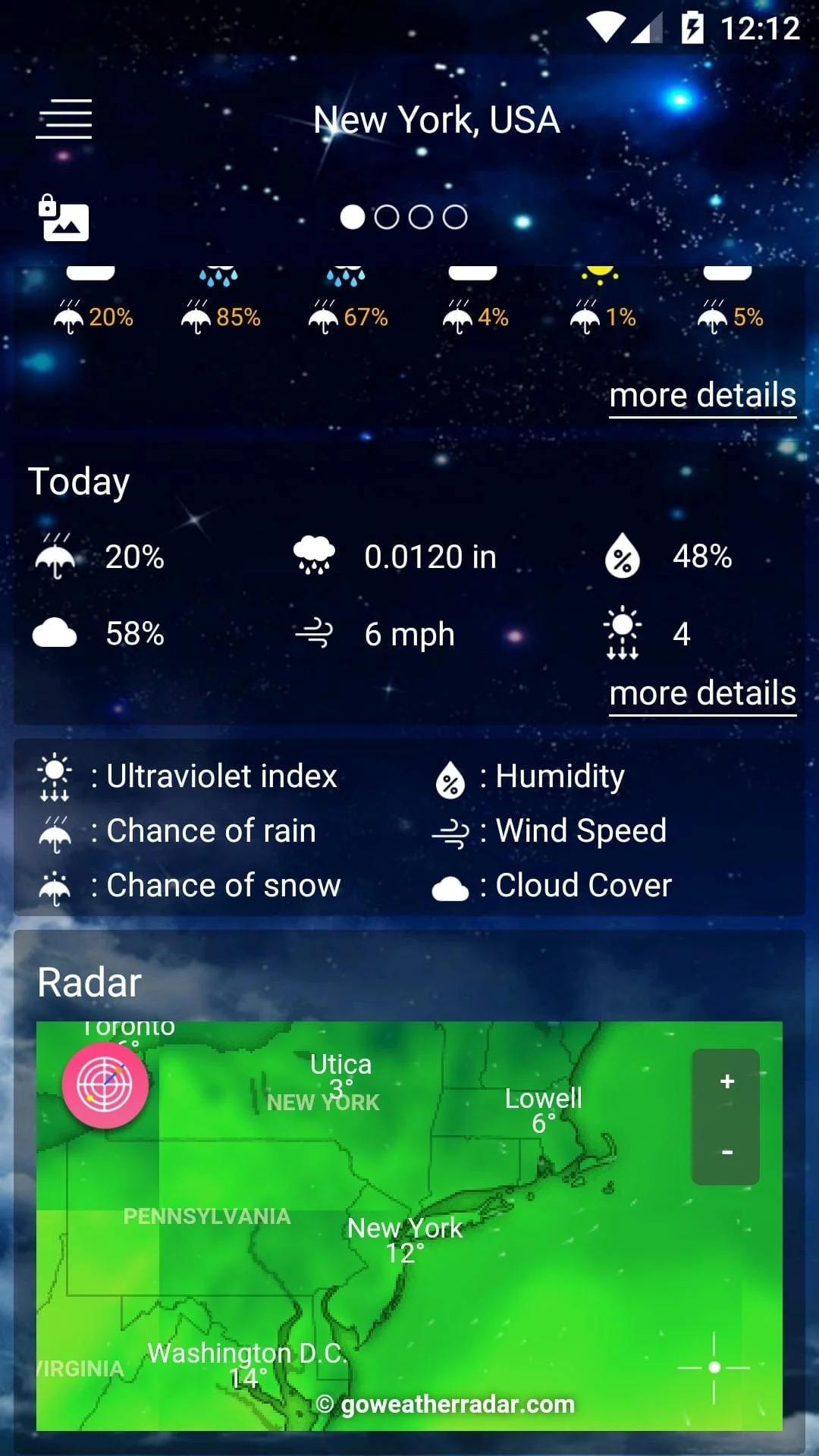 Weather Forecast Screenshot 4