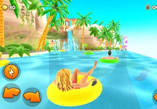 Uphill Rush Water Park Racing Screenshot 1