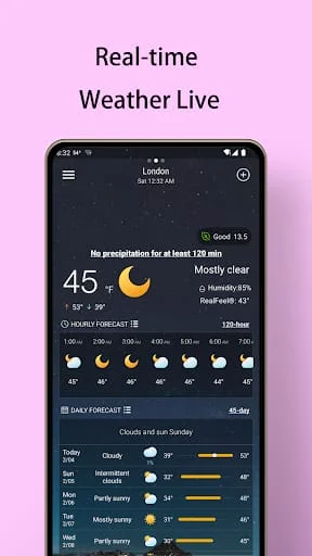 Local Weather Forecast - Radar Screenshot 1