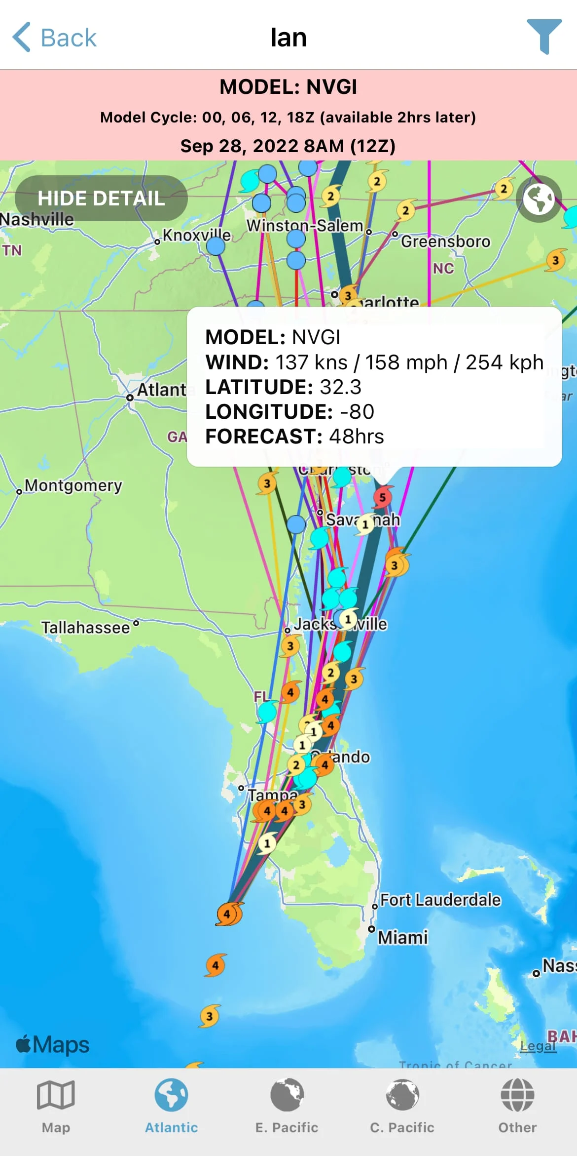 Tropical Hurricane Tracker Screenshot 4