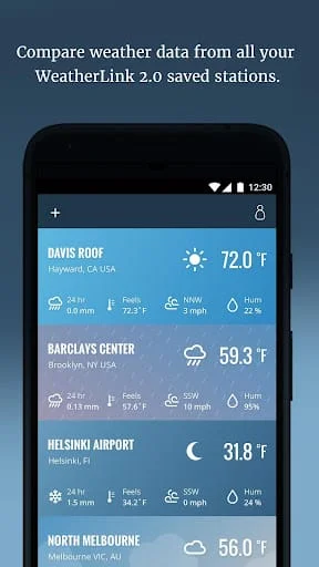 WeatherLink Screenshot 1