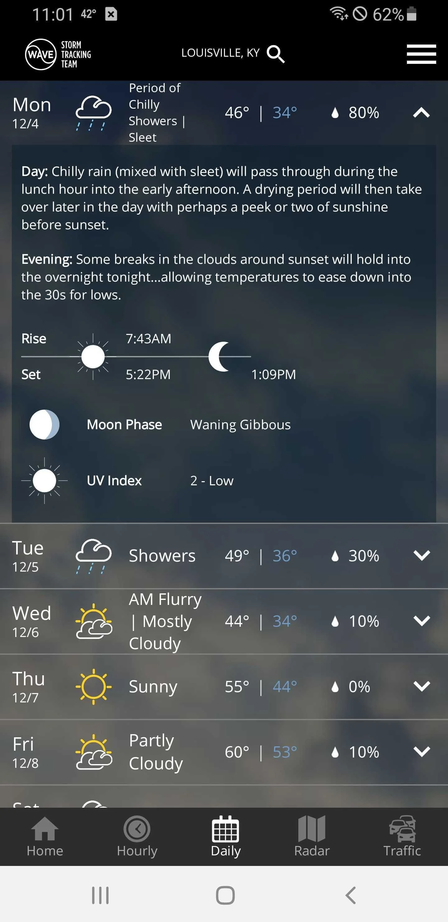 WAVE 3 Louisville Weather Screenshot 3