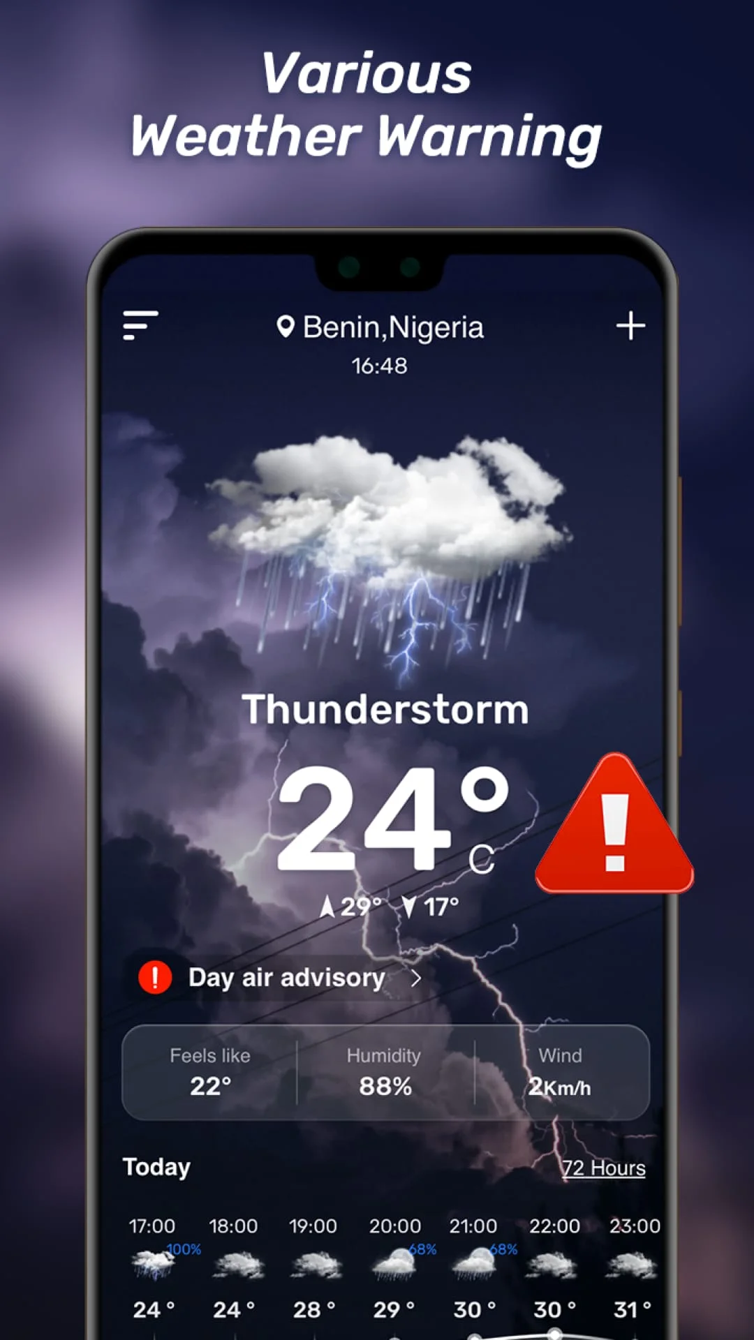 Local Weather Forecast -Widget Screenshot 1