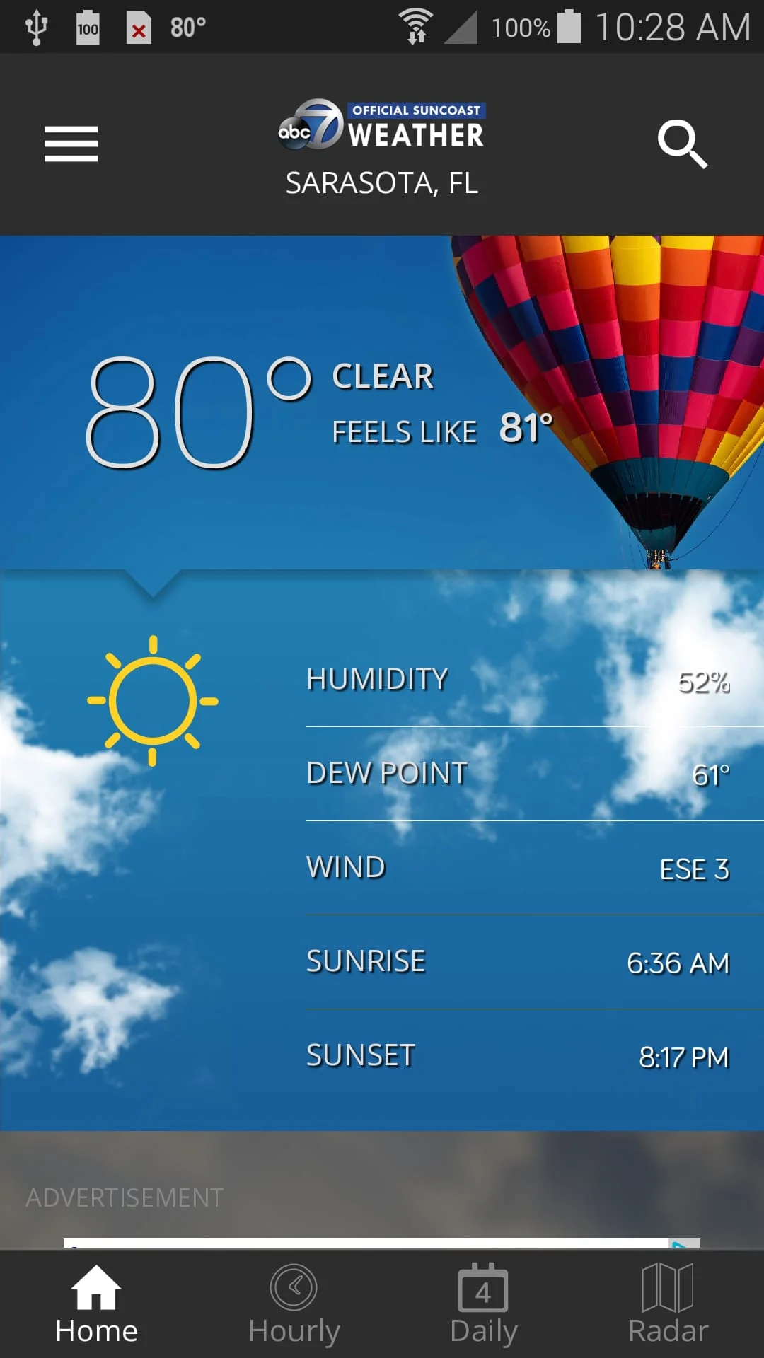 ABC7 WWSB First Alert Weather Screenshot 1