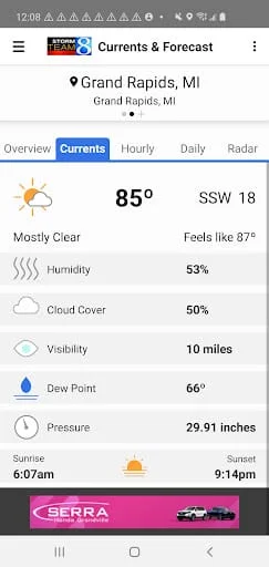 Storm Team 8- WOOD TV8 Weather Screenshot 3