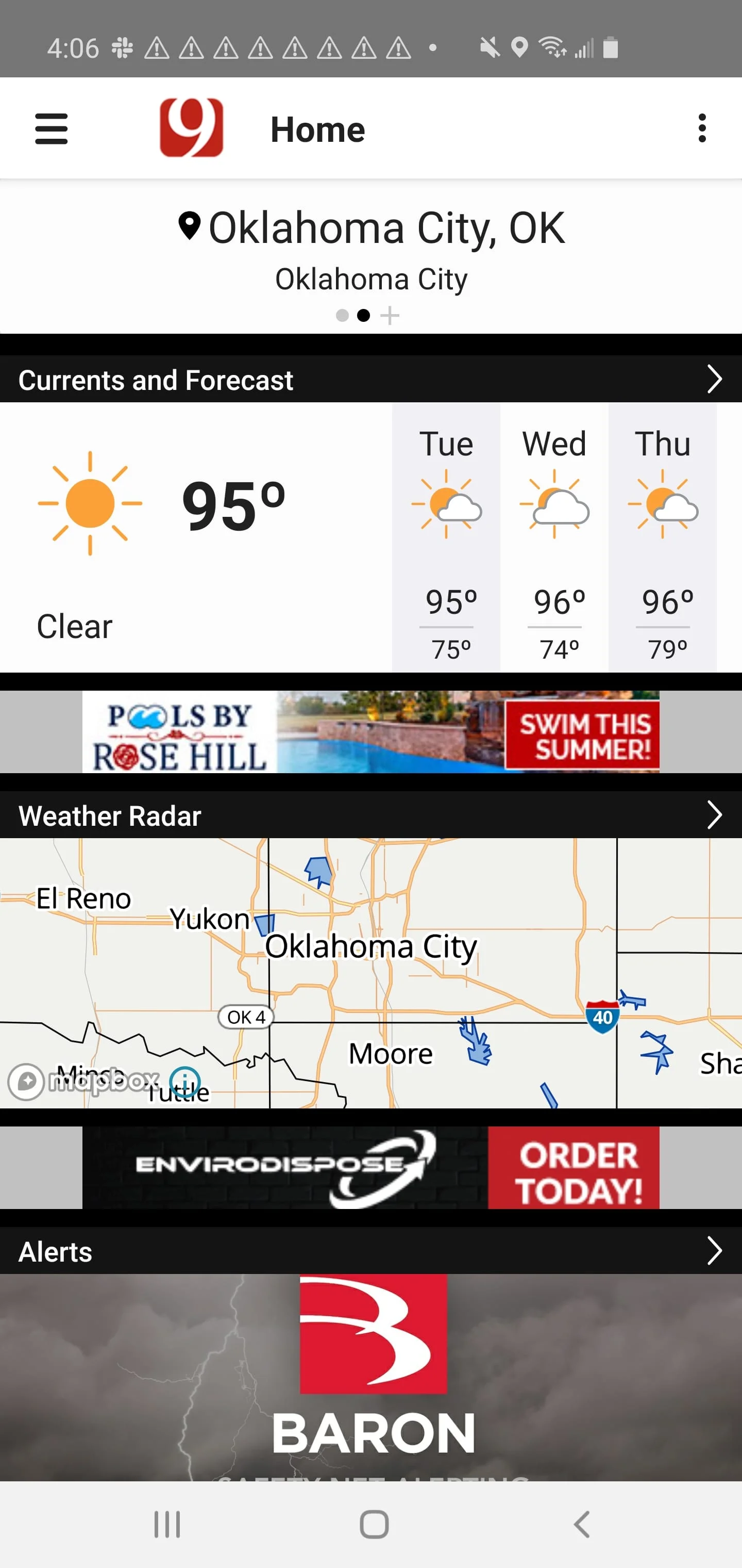 News 9 Weather Screenshot 1