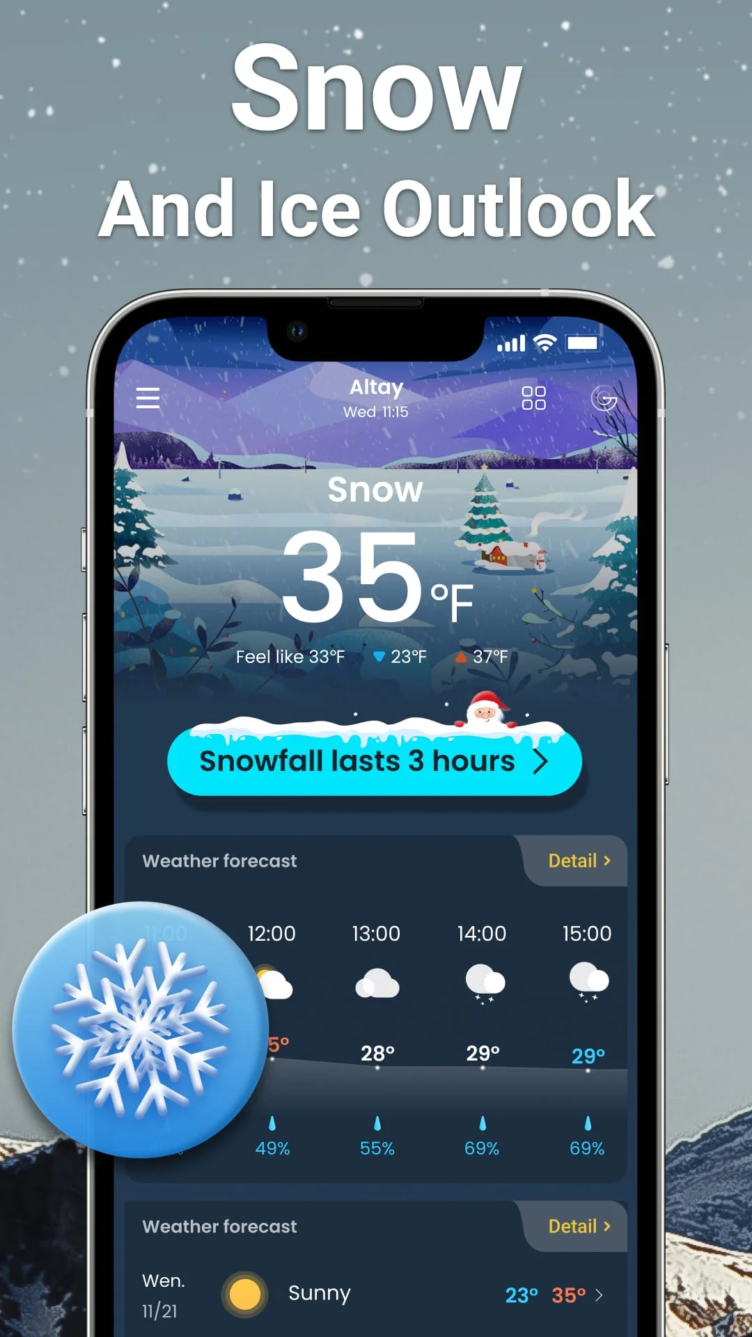 Weather: Live radar & widgets Screenshot 2