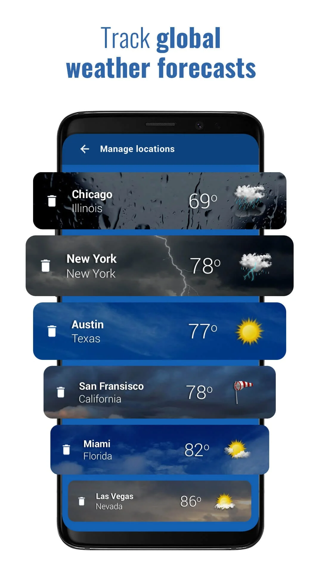 Sense Flip Clock & Weather Screenshot 3