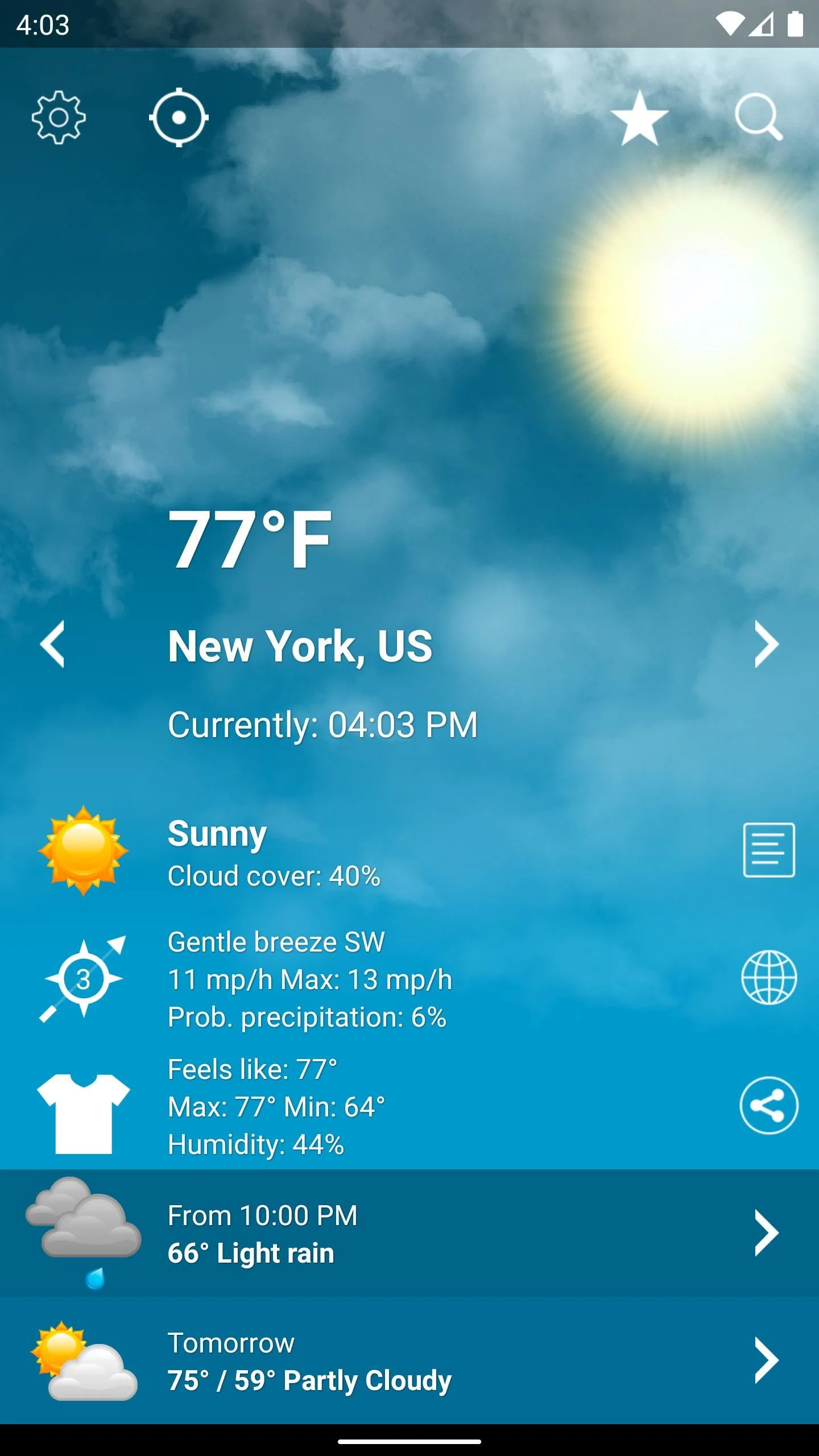 Weather XL PRO Screenshot 1