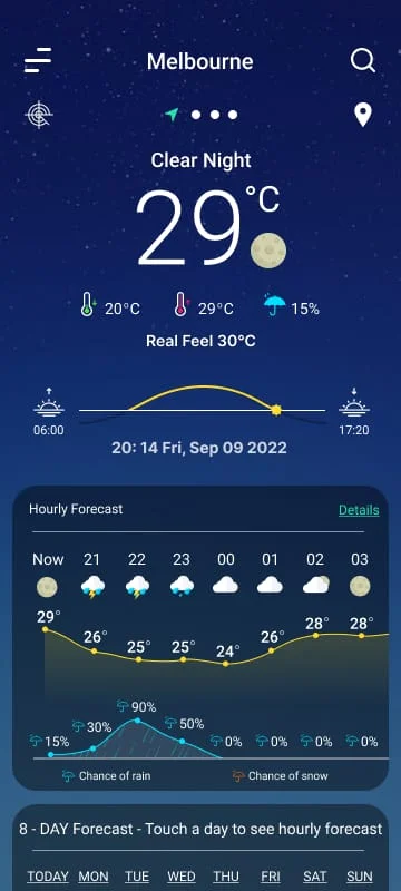 9Weather: Weather forecast Screenshot 2