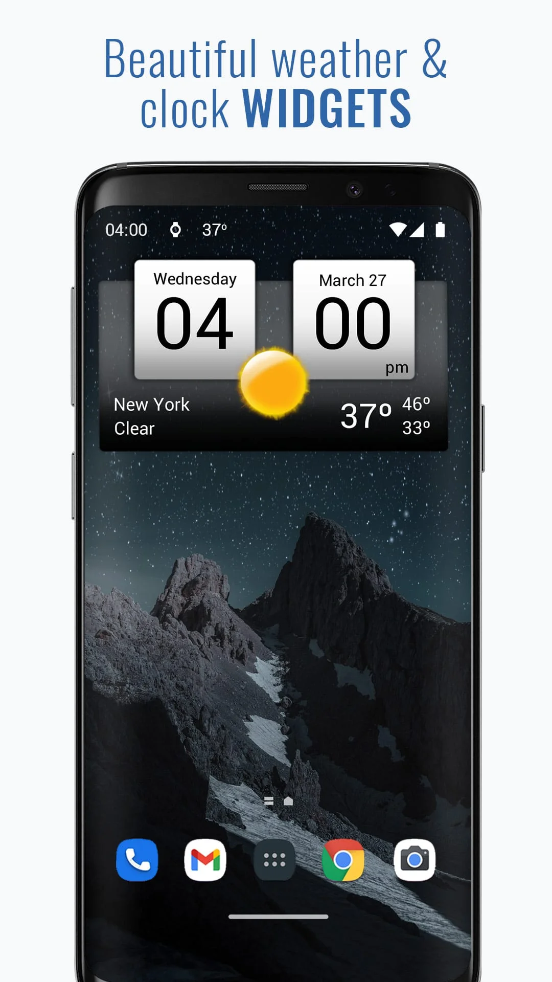Digital Clock & World Weather Screenshot 1