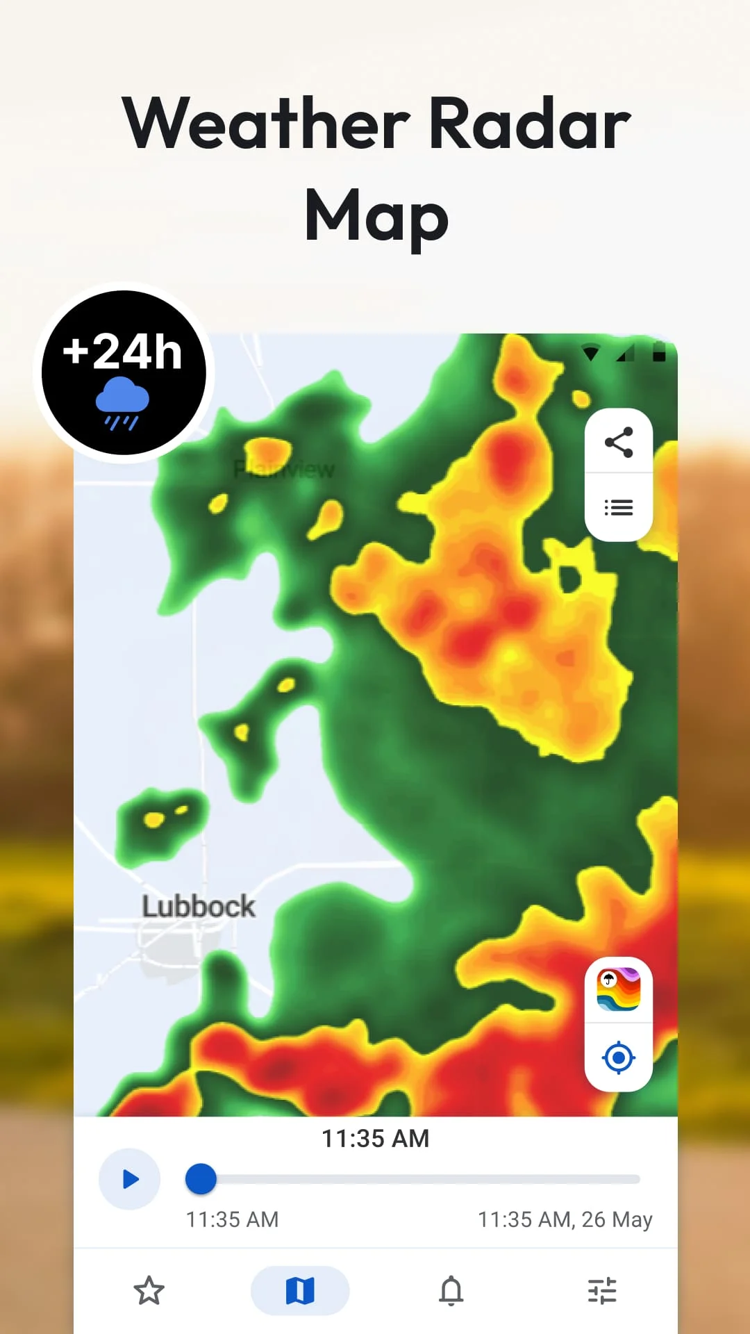 Weather Radar Rain Viewer Screenshot 1
