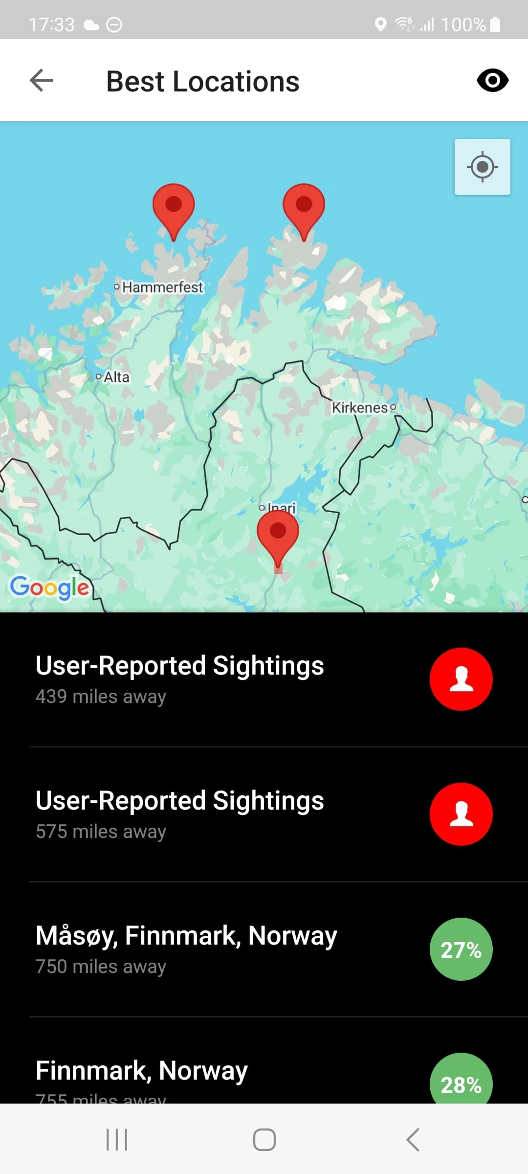 My Aurora Forecast & Alerts Screenshot 4