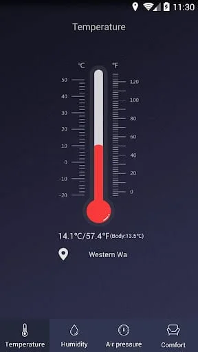 Thermometer - Hygrometer Screenshot 1
