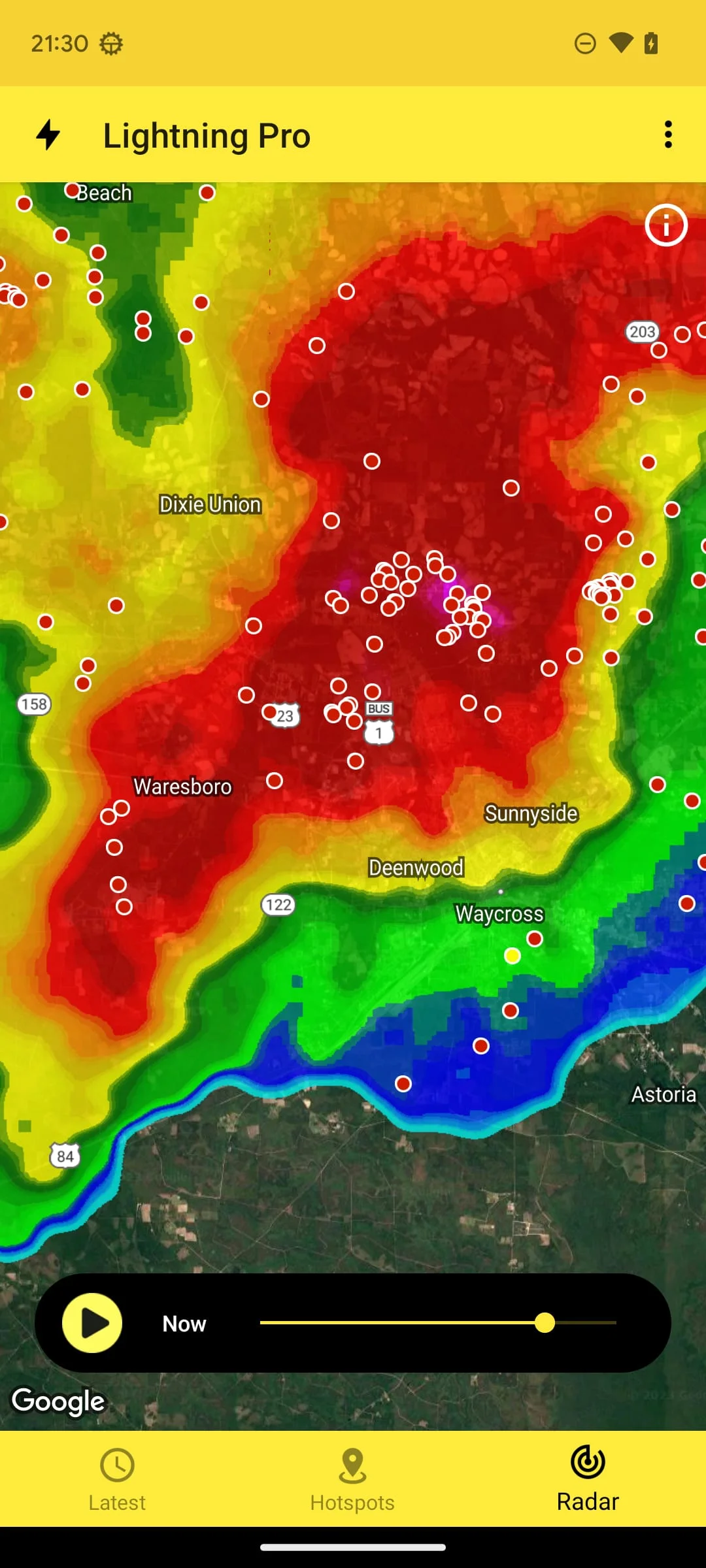 My Lightning Tracker & Alerts Screenshot 2