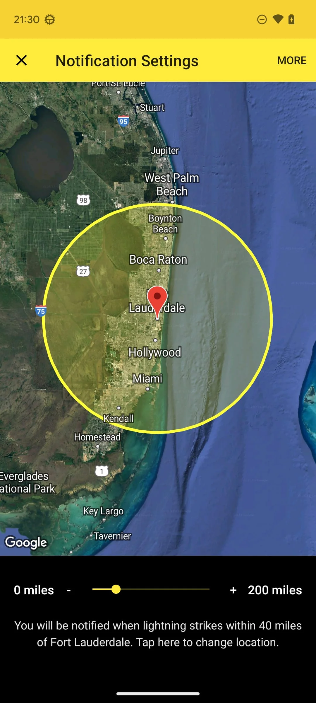 My Lightning Tracker & Alerts Screenshot 3