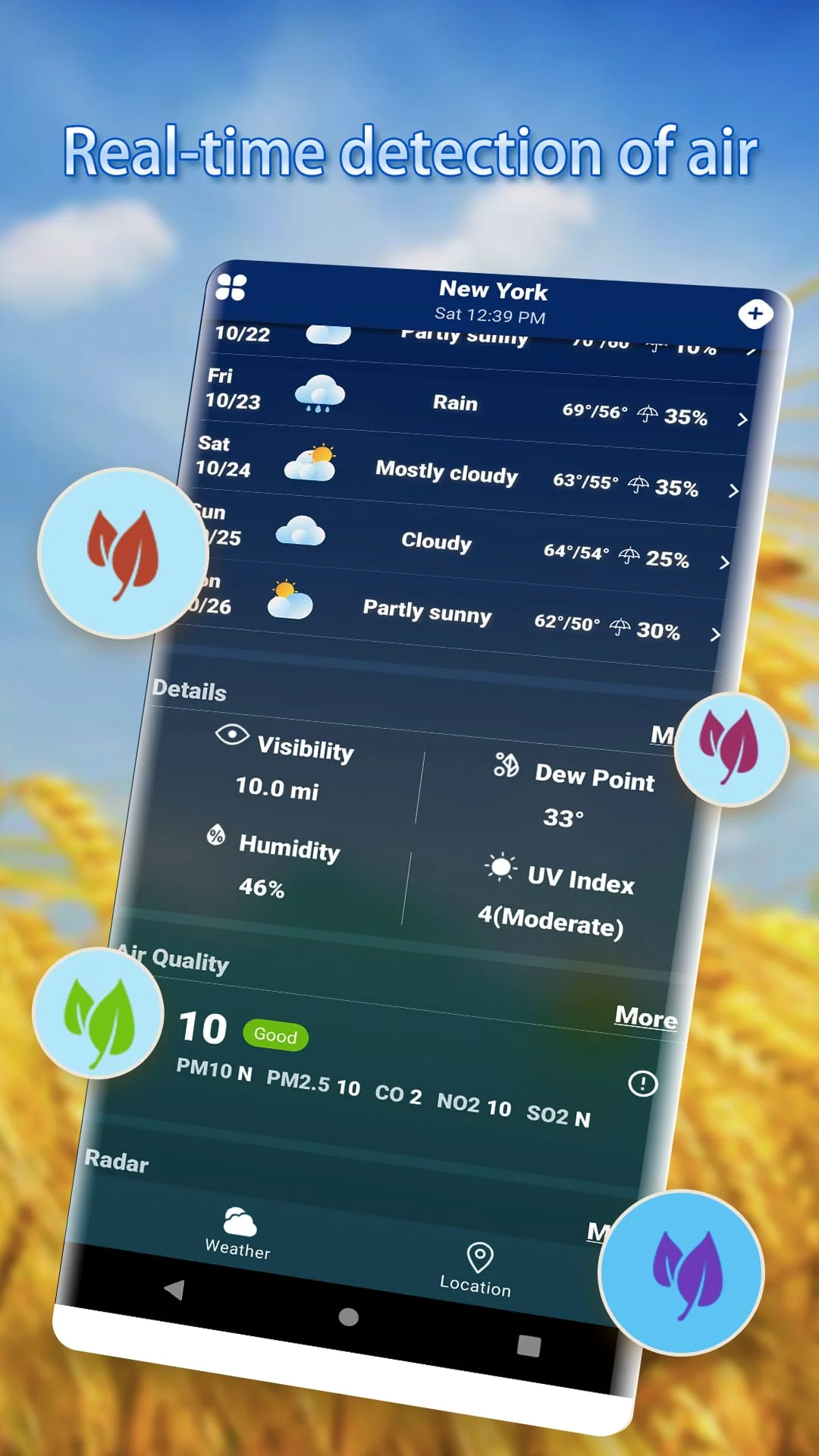 Weather Live - Widget & Alerts Screenshot 4