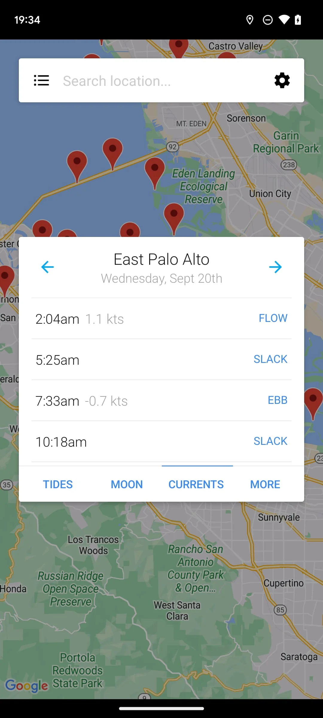 My Tide Times - Tables & Chart Screenshot 3