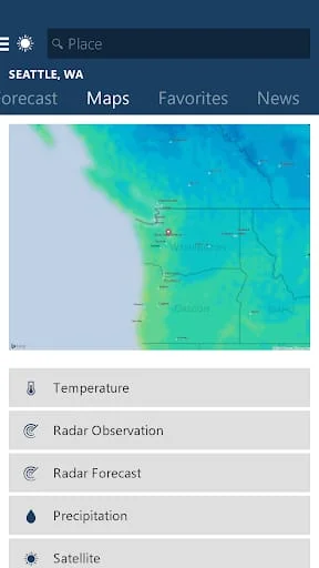 MSN Weather - Forecast & Maps Screenshot 2