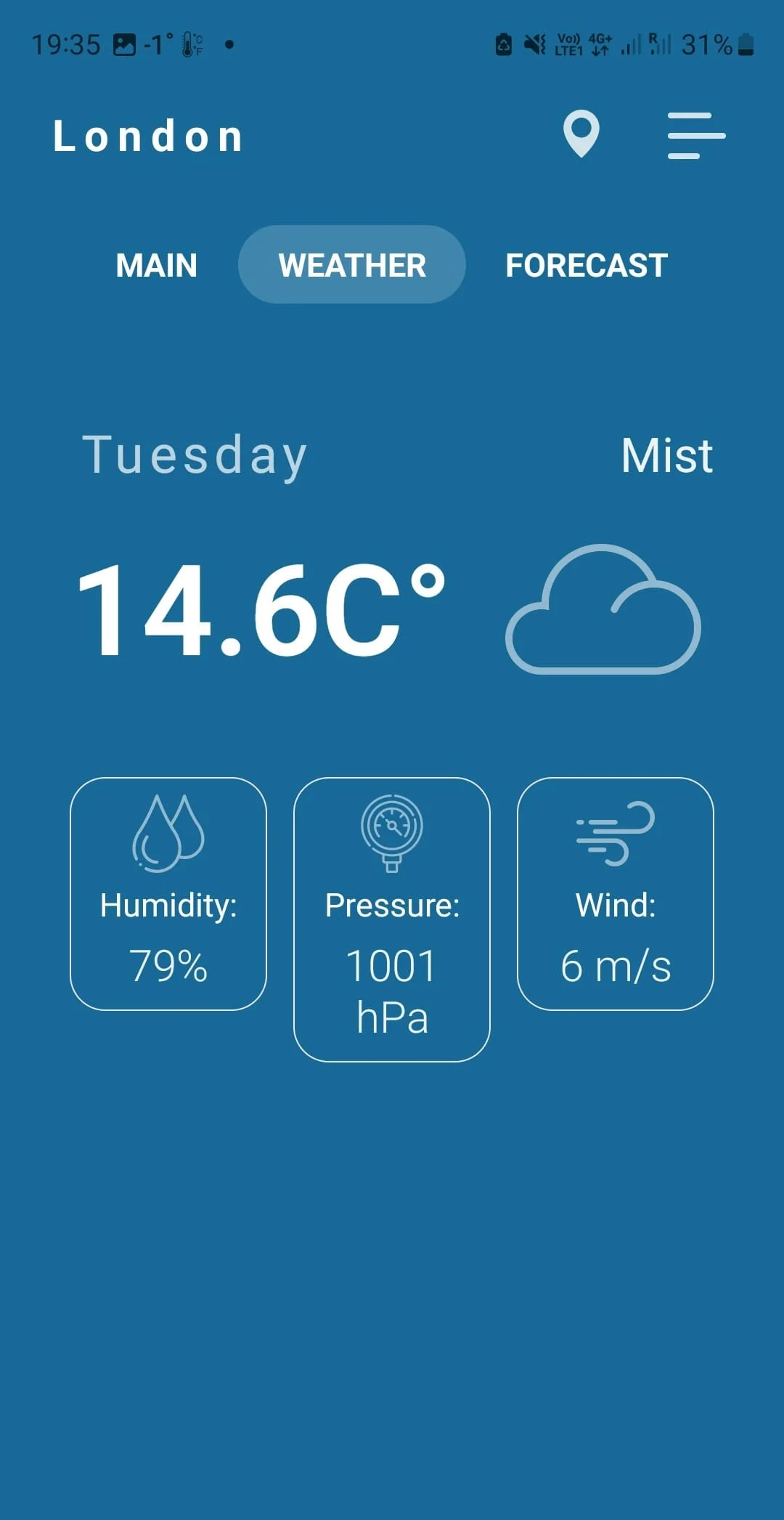 Indoor thermometer Screenshot 3