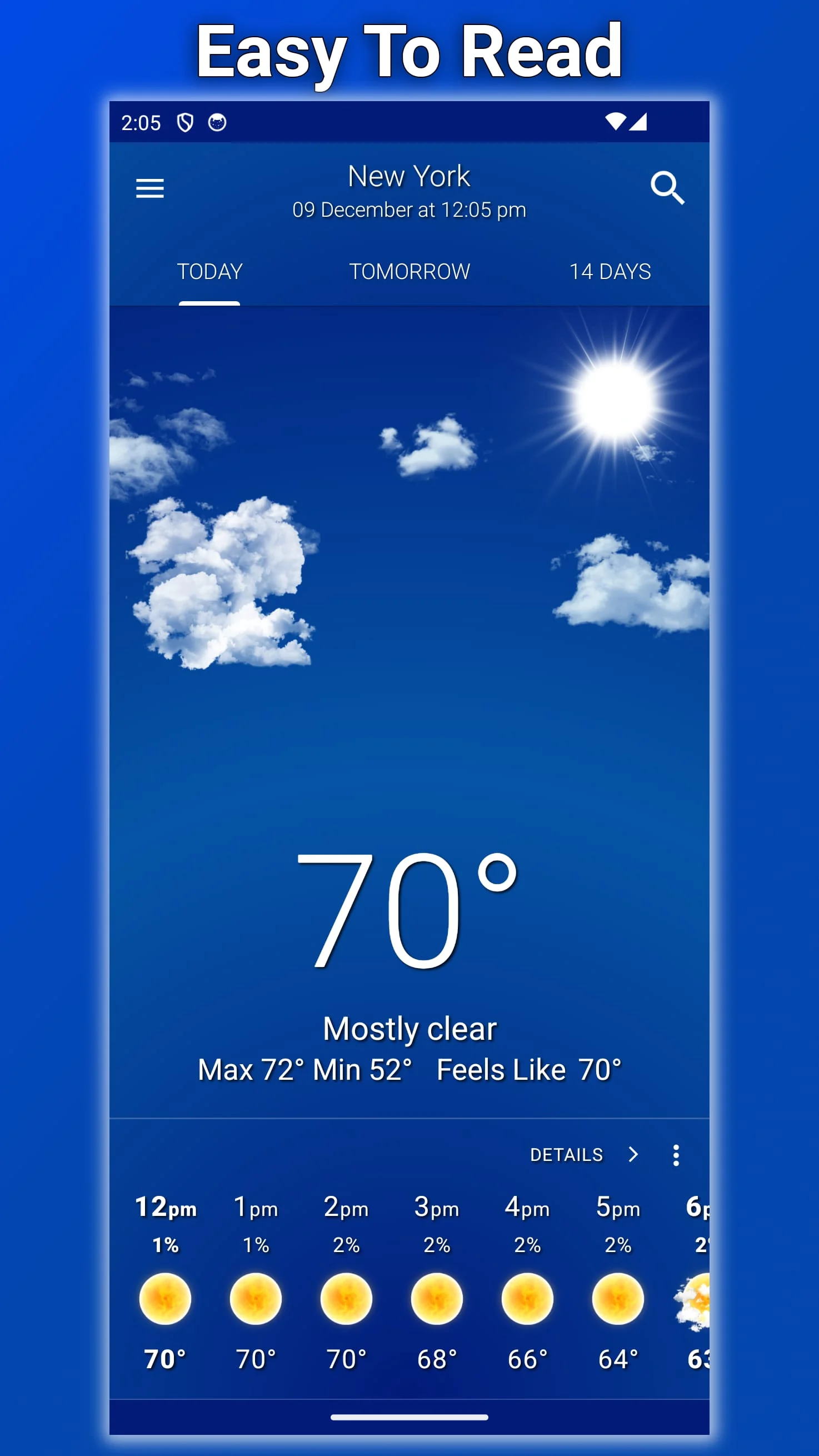 Weather: Clear Skies Screenshot 2