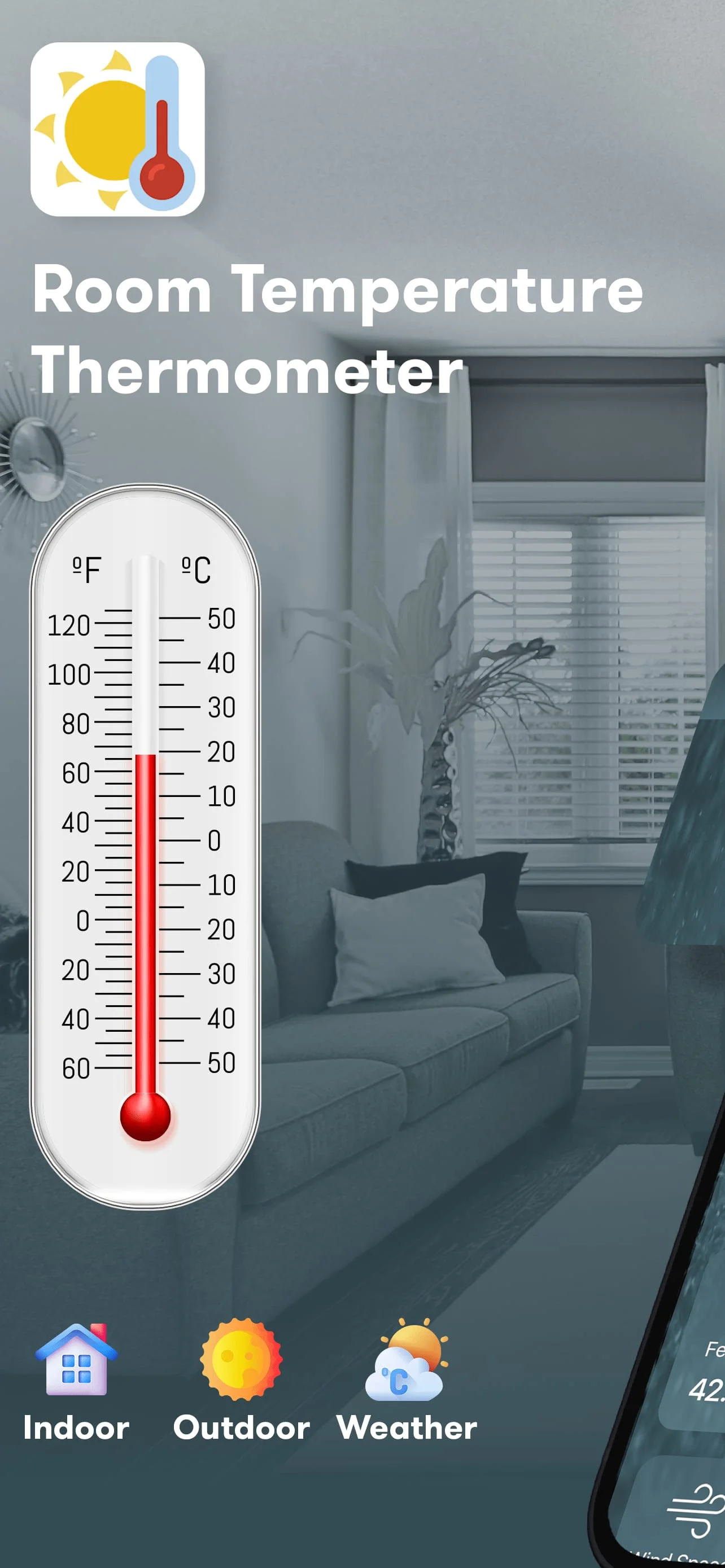 Room Temperature Thermometer Screenshot 1