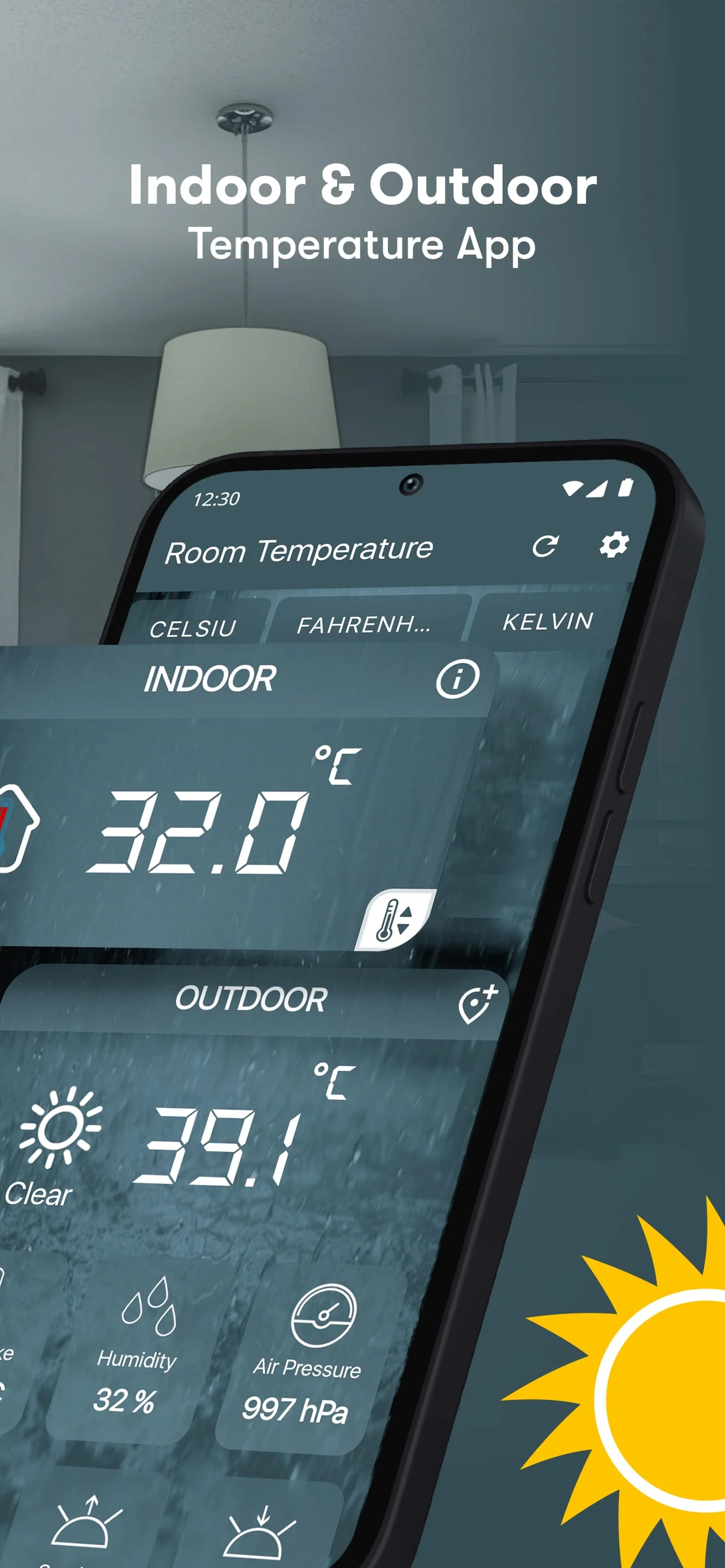 Room Temperature Thermometer Screenshot 2