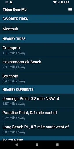Tides Near Me Screenshot 1