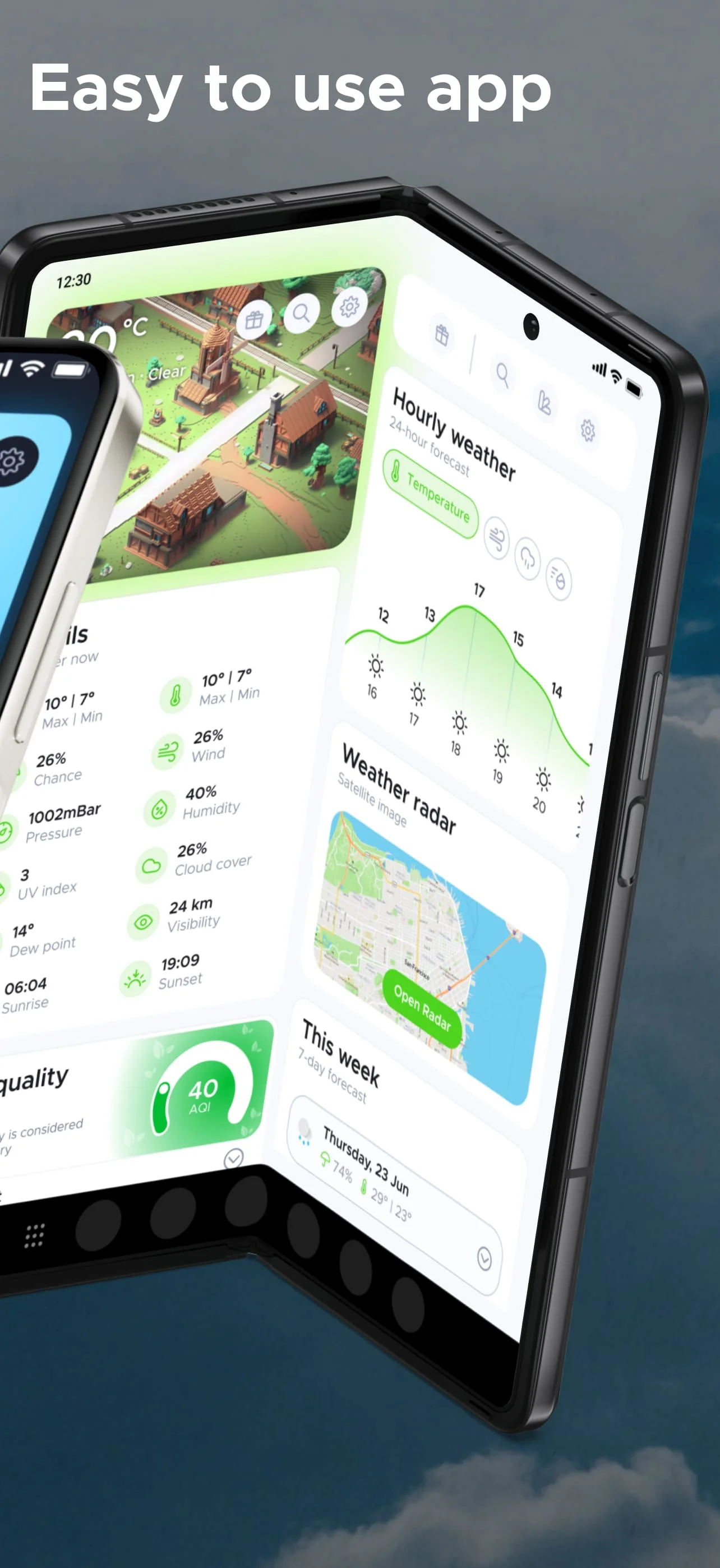 Overdrop: Weather today, radar Screenshot 2