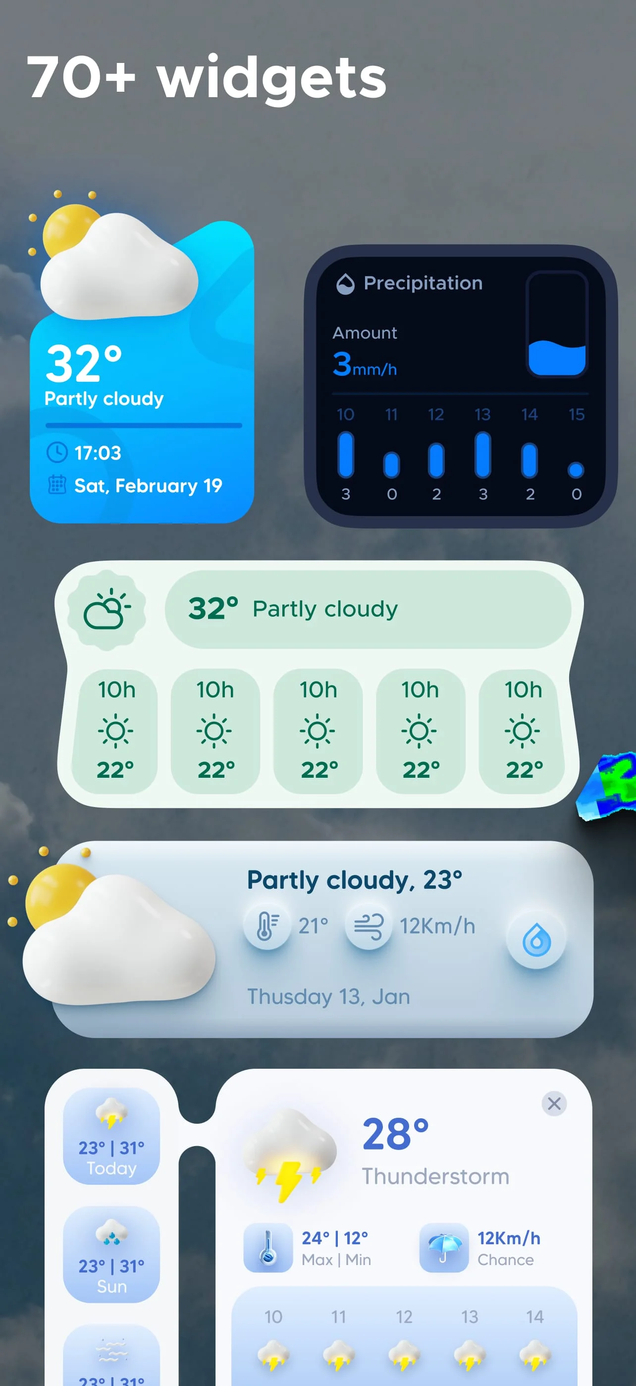 Overdrop: Weather today, radar Screenshot 3