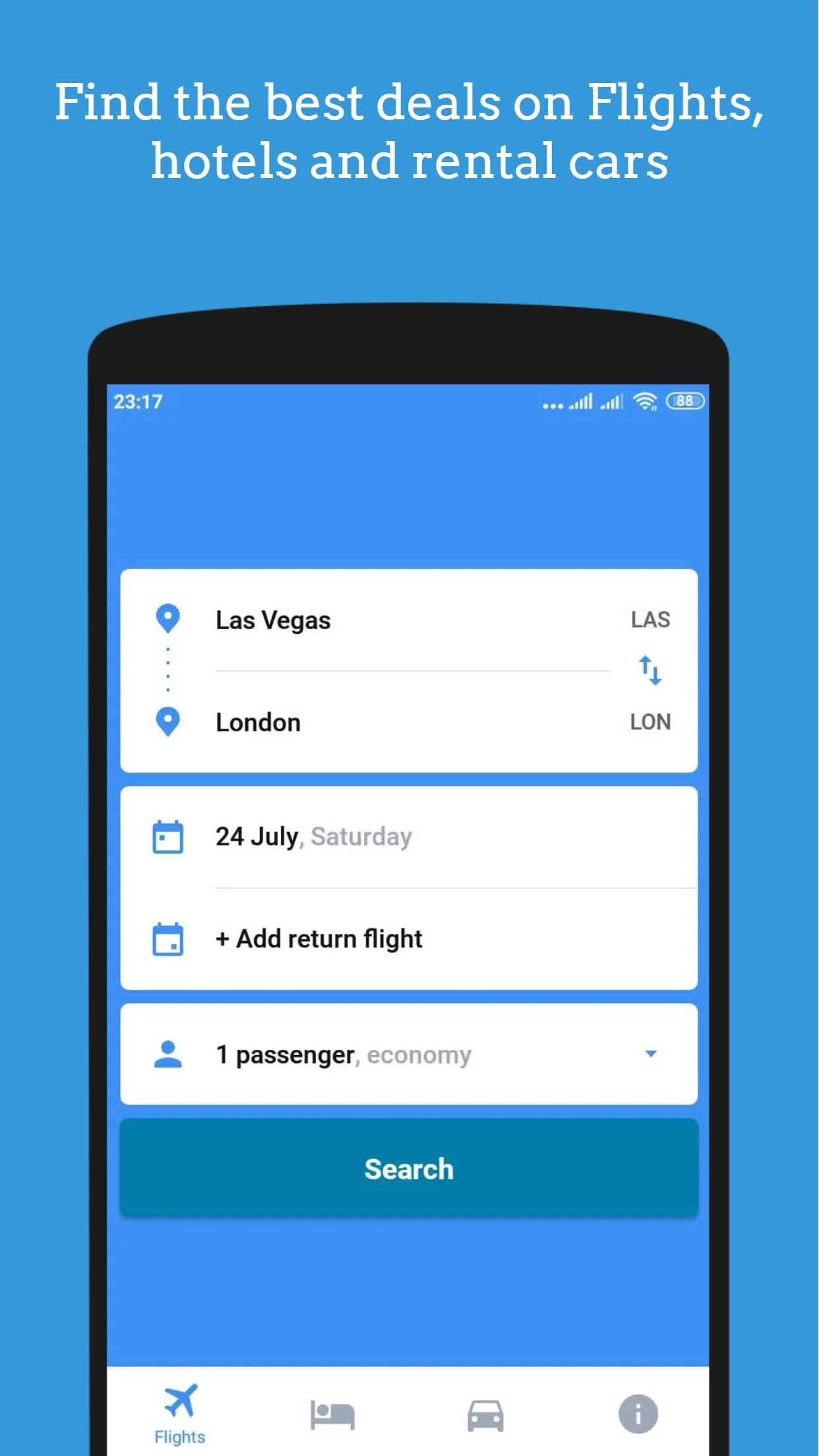 Cheap Flights Screenshot 1