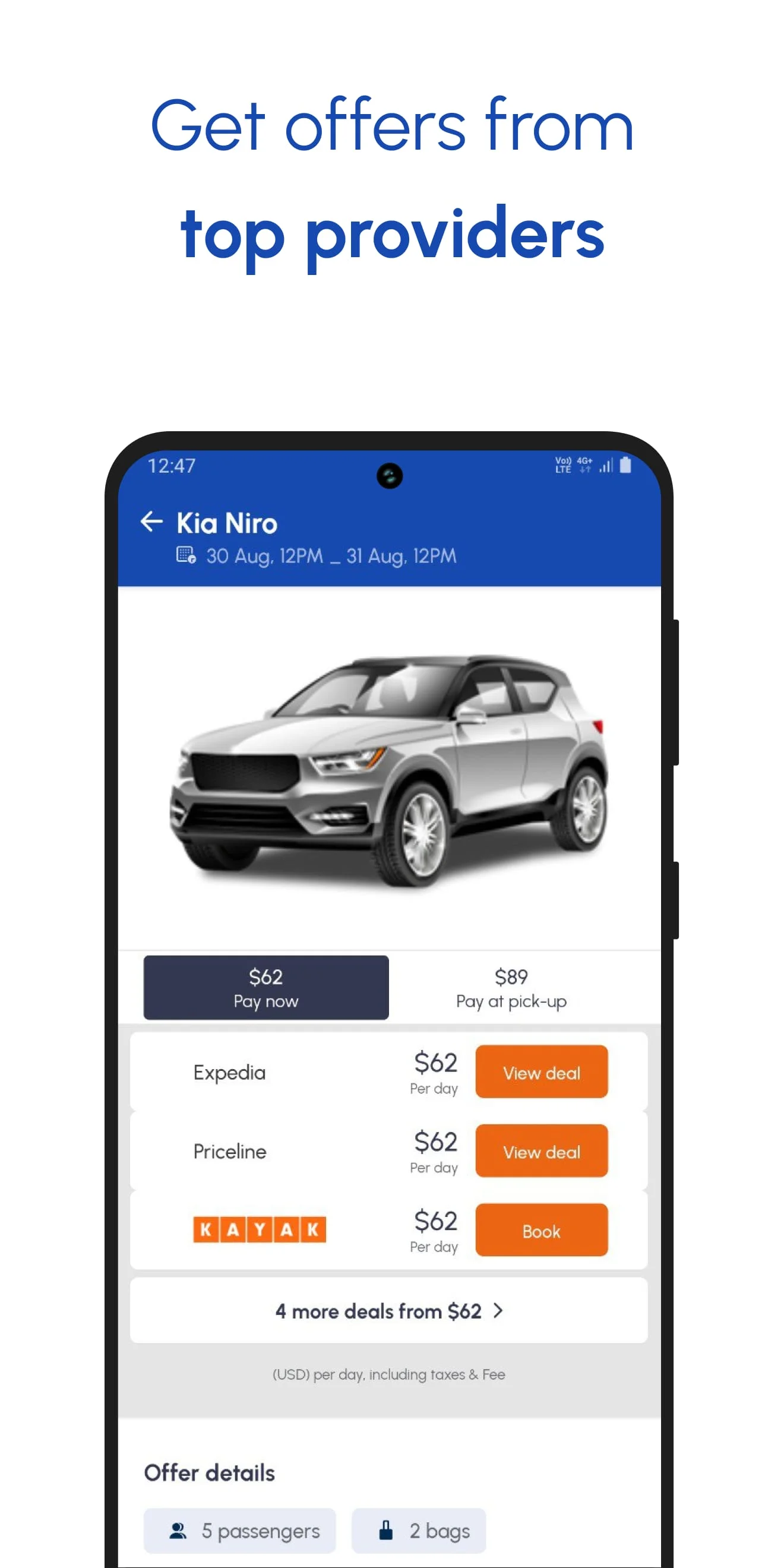 Rent a Car・Cheap Rental Cars Screenshot 4