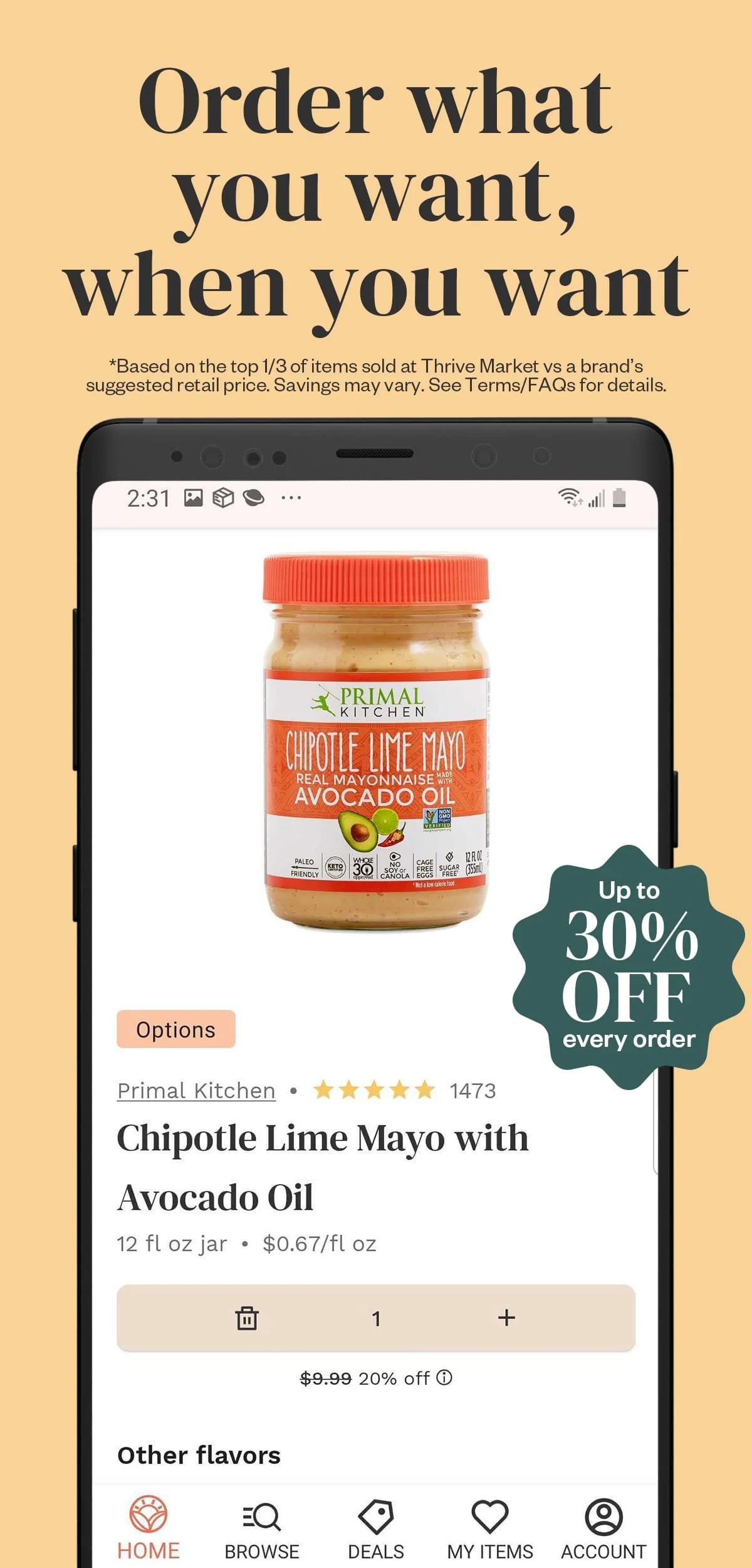 Thrive Market: Shop Healthy Screenshot 3