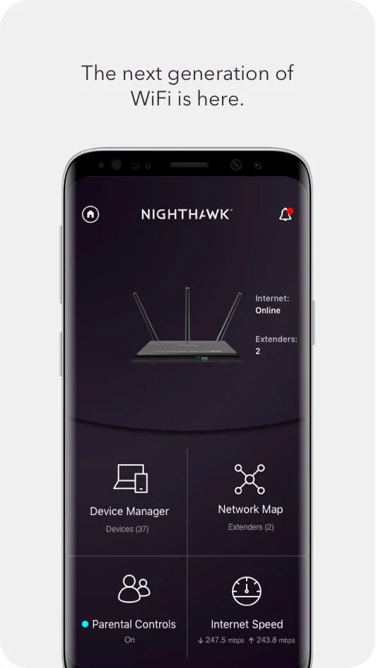 NETGEAR Nighthawk WiFi Router Screenshot 1