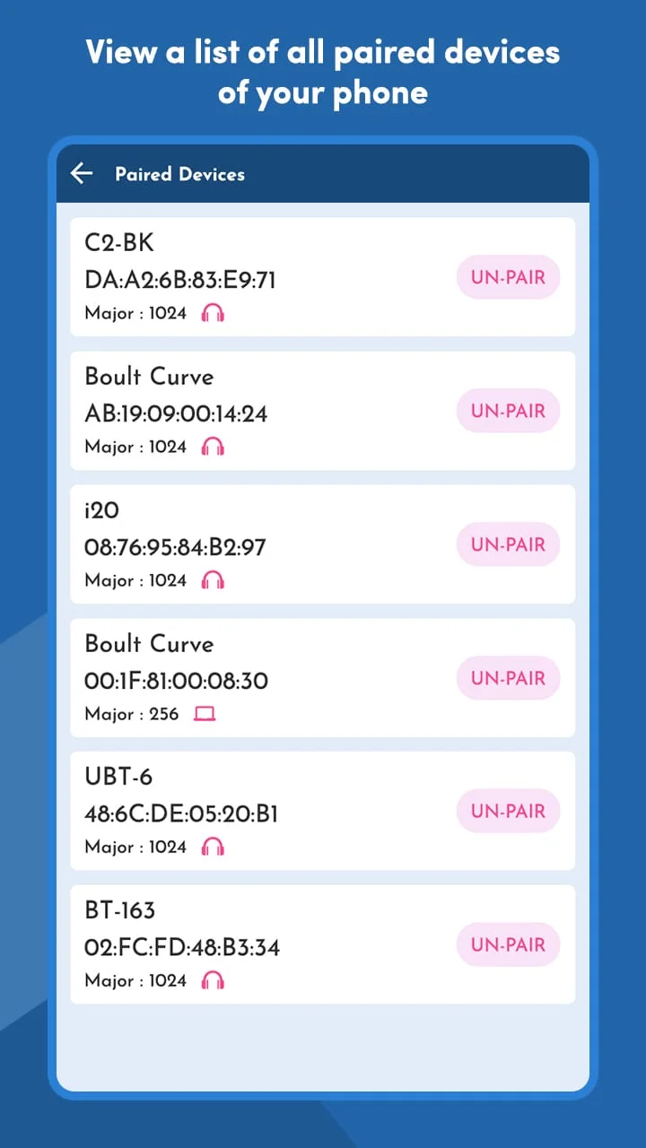 Bluetooth Pair and Scanner Screenshot 4