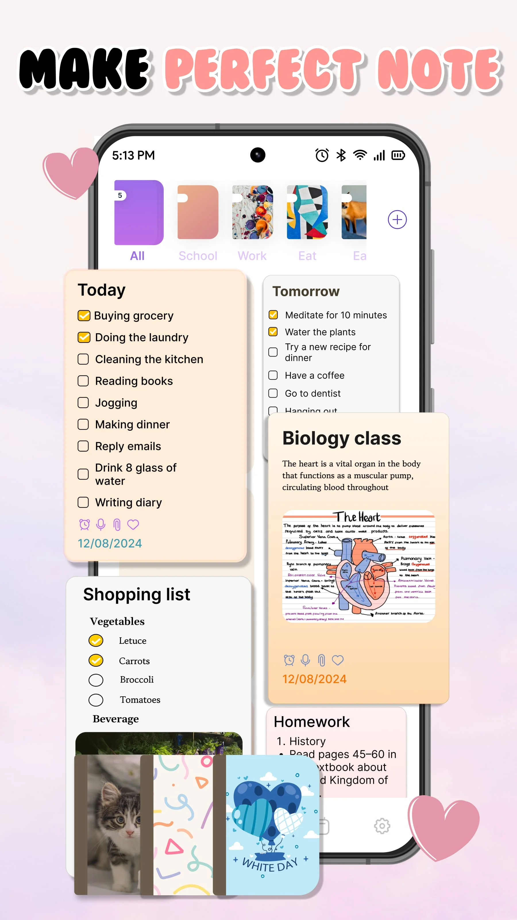 Cute Notes Notebook & Organize Screenshot 2