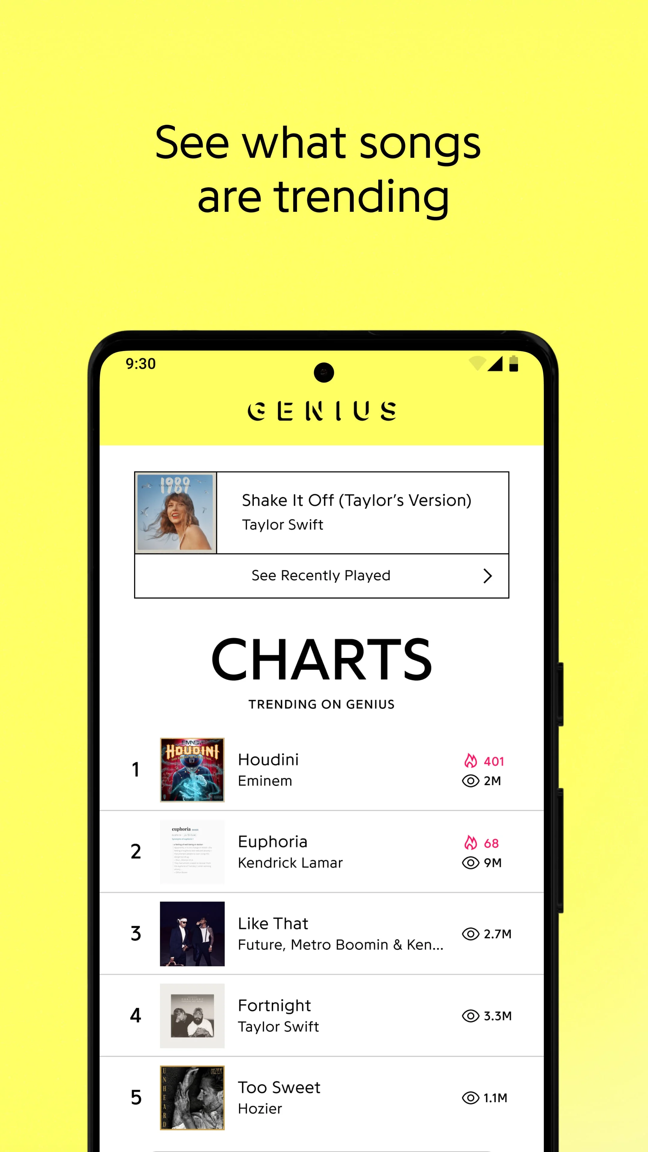 Genius — Song Lyrics Finder Screenshot 2