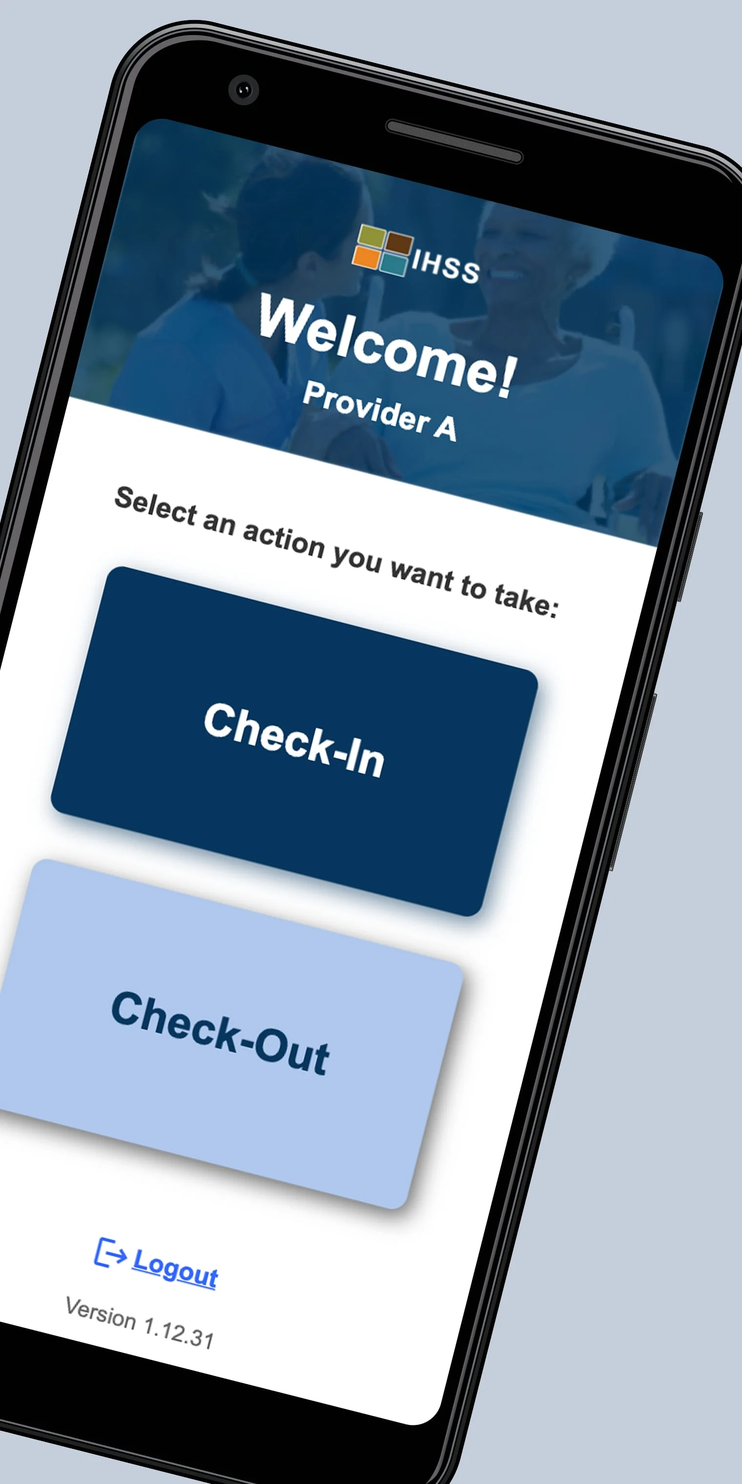 IHSS EVV Mobile App Screenshot 2