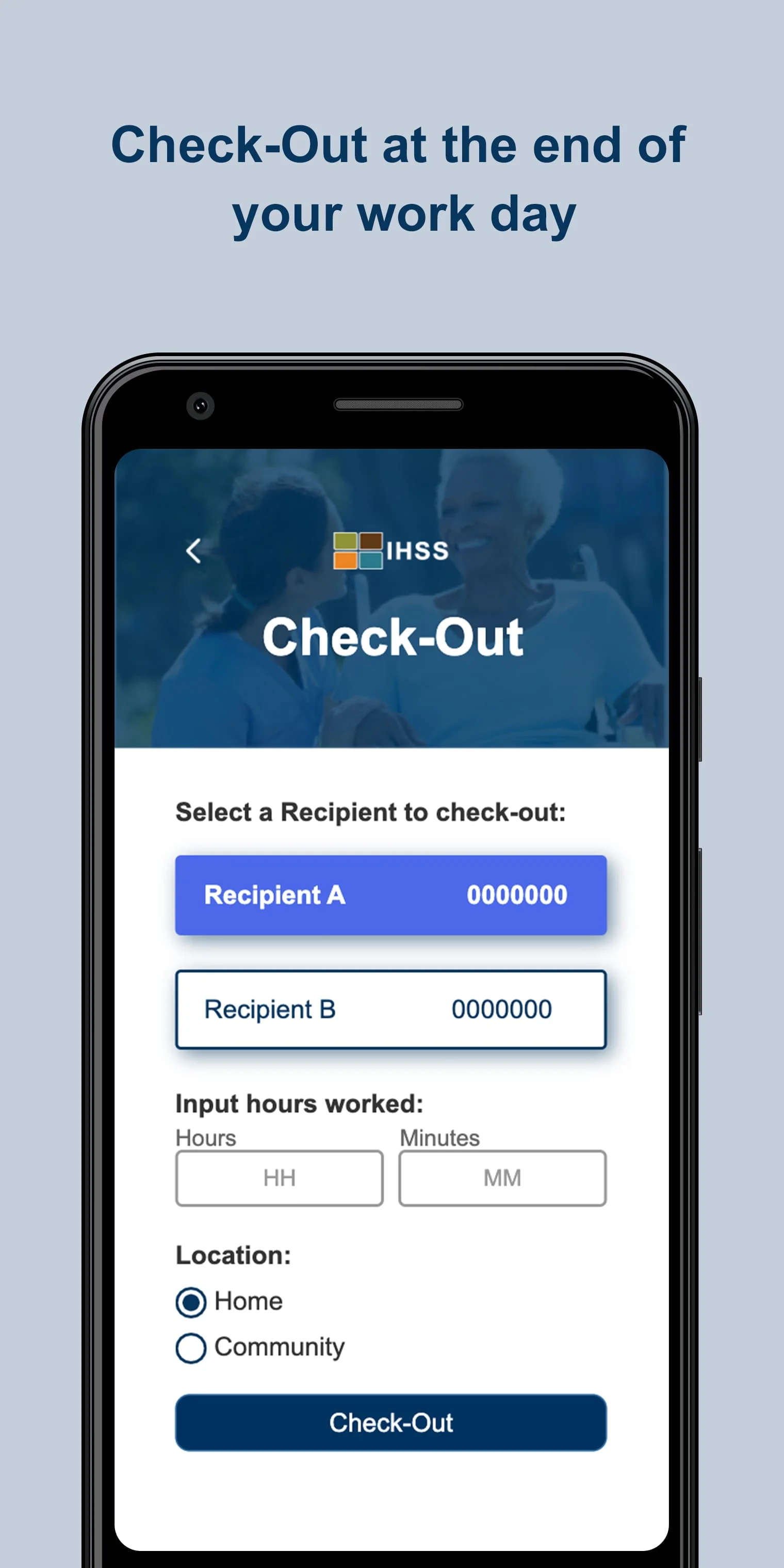 IHSS EVV Mobile App Screenshot 3