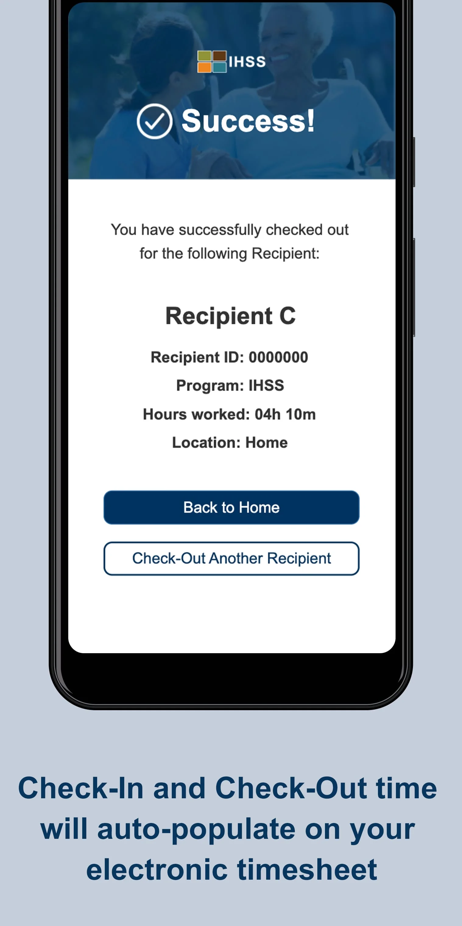 IHSS EVV Mobile App Screenshot 4