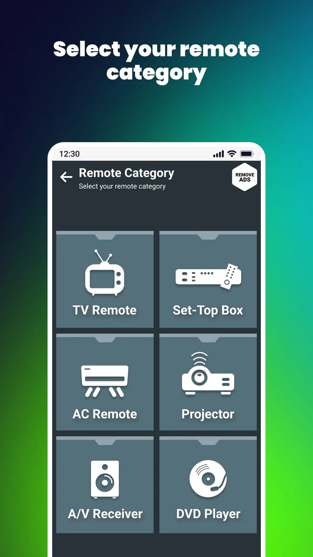 Remote Control for All TV Screenshot 2