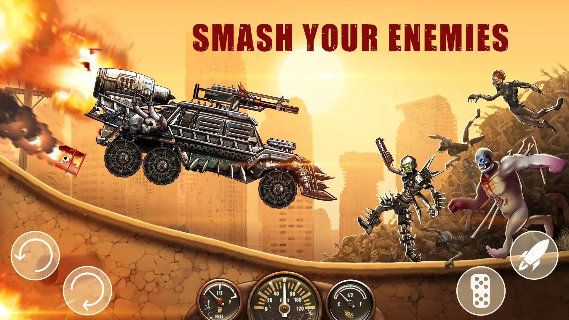 Zombie Hill Racing: Earn Climb Screenshot 2