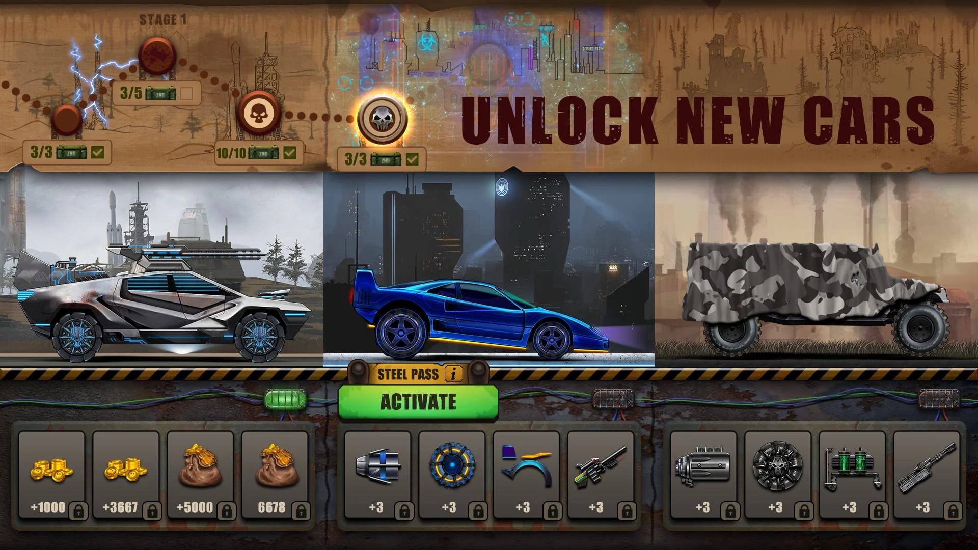 Zombie Hill Racing: Earn Climb Screenshot 3