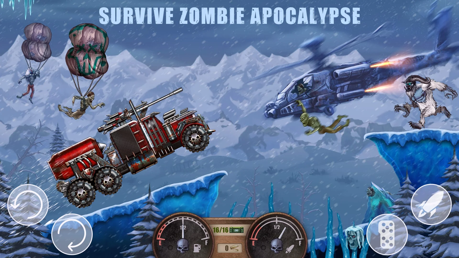 Zombie Hill Racing: Earn Climb Screenshot 4