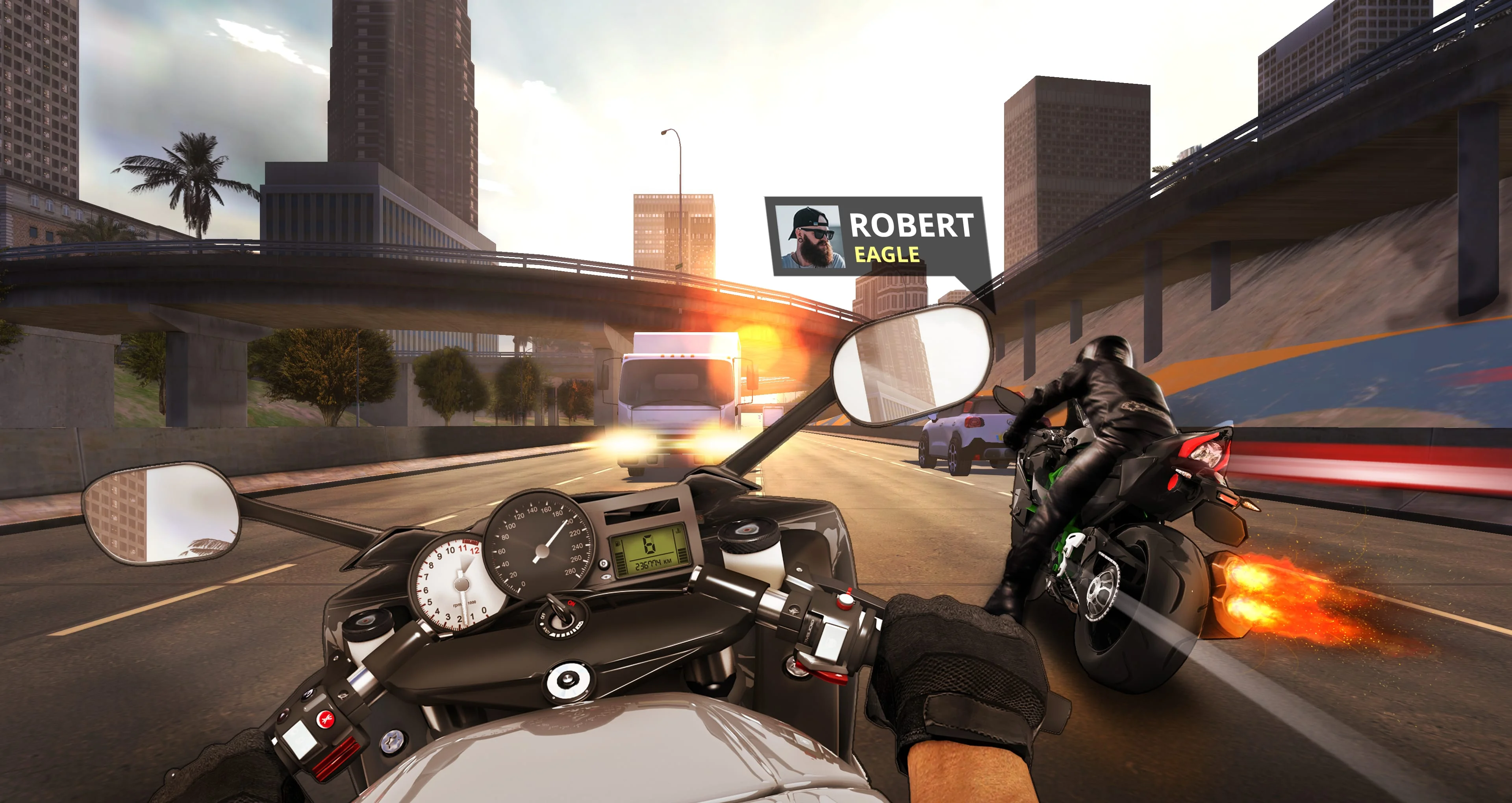 Motor Bike: Xtreme Races Screenshot 1