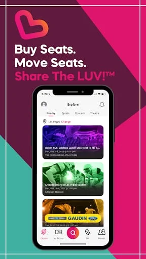 LuvSeats - Buy Tickets Online Screenshot 1