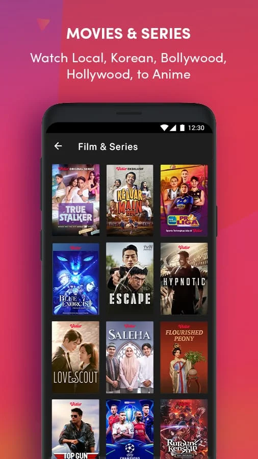 Vidio: Sports, Movies, Series Screenshot 4